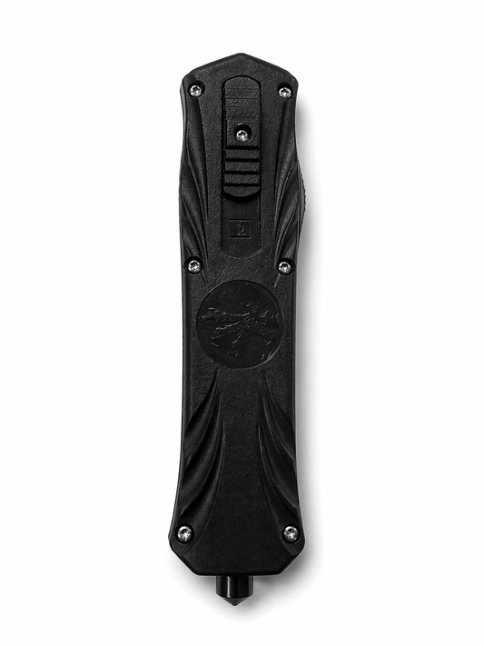 Automatisches Messer Black Airsoft Venom OTF mit ausfahrbarer Klinge