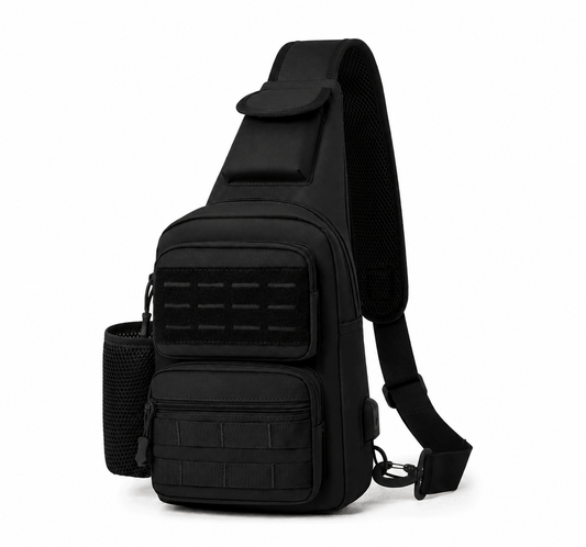 Taktische Crossbody-Tasche Black Airsoft Tactical Sling Bag