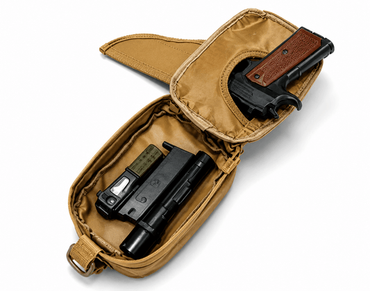 Taktische Gürteltasche BlackAirsoft Surprise mit Fach für verdecktes Tragen einer Pistole (CCW)