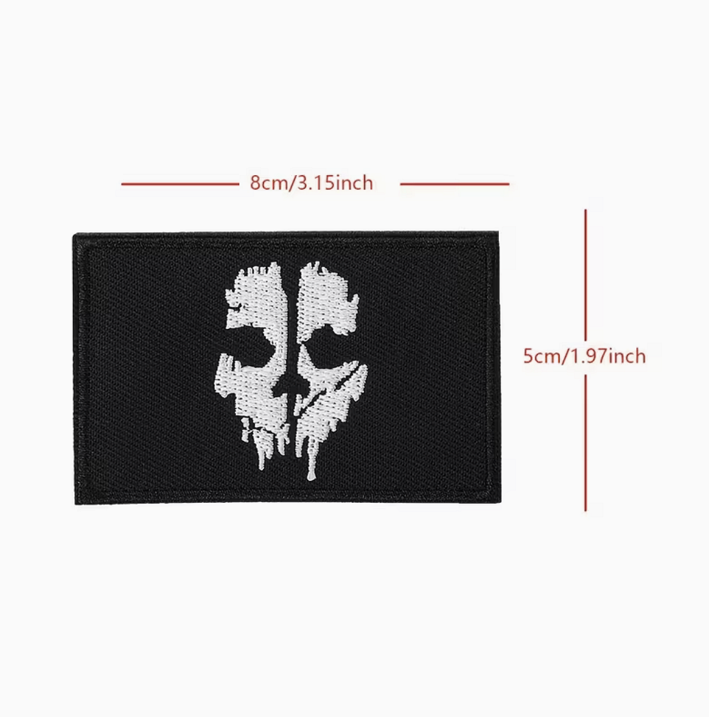 Call Of Duty Ghosts Logan Walker Patch, Klett – taktisches Patch mit Totenkopf