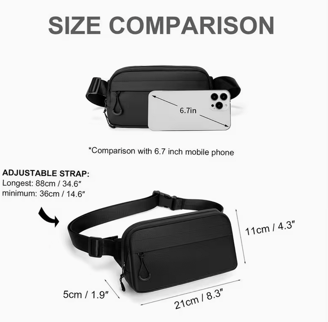 Kompakte EDC-Gürteltasche – minimalistische Everyday-Carry-Tasche