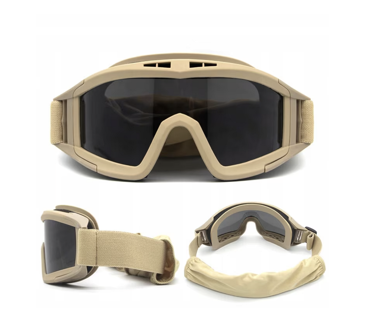 Taktische Schutzmaske, Brille Anti-Beschlag