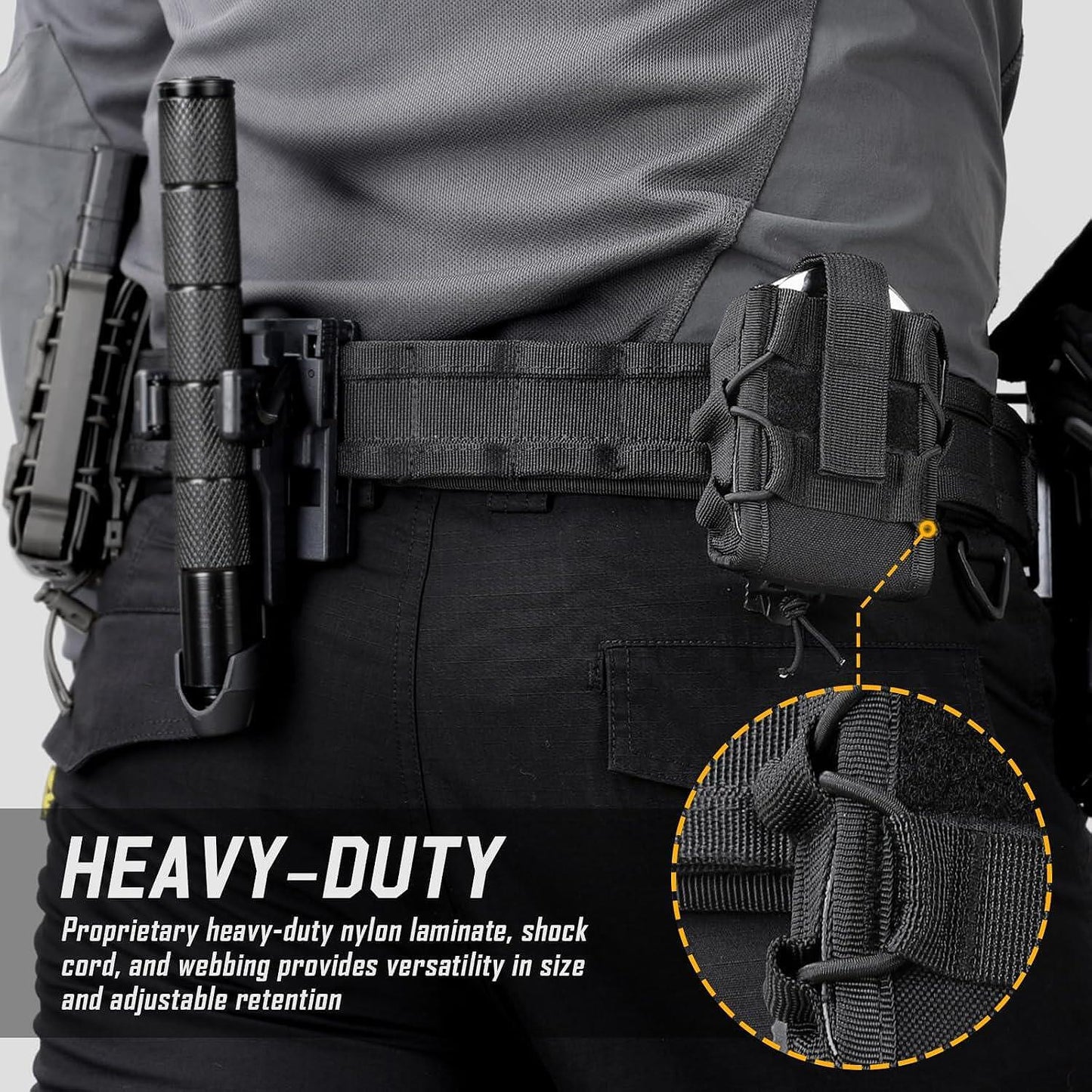 Taktischer Handschellenholster mit MOLLE-System