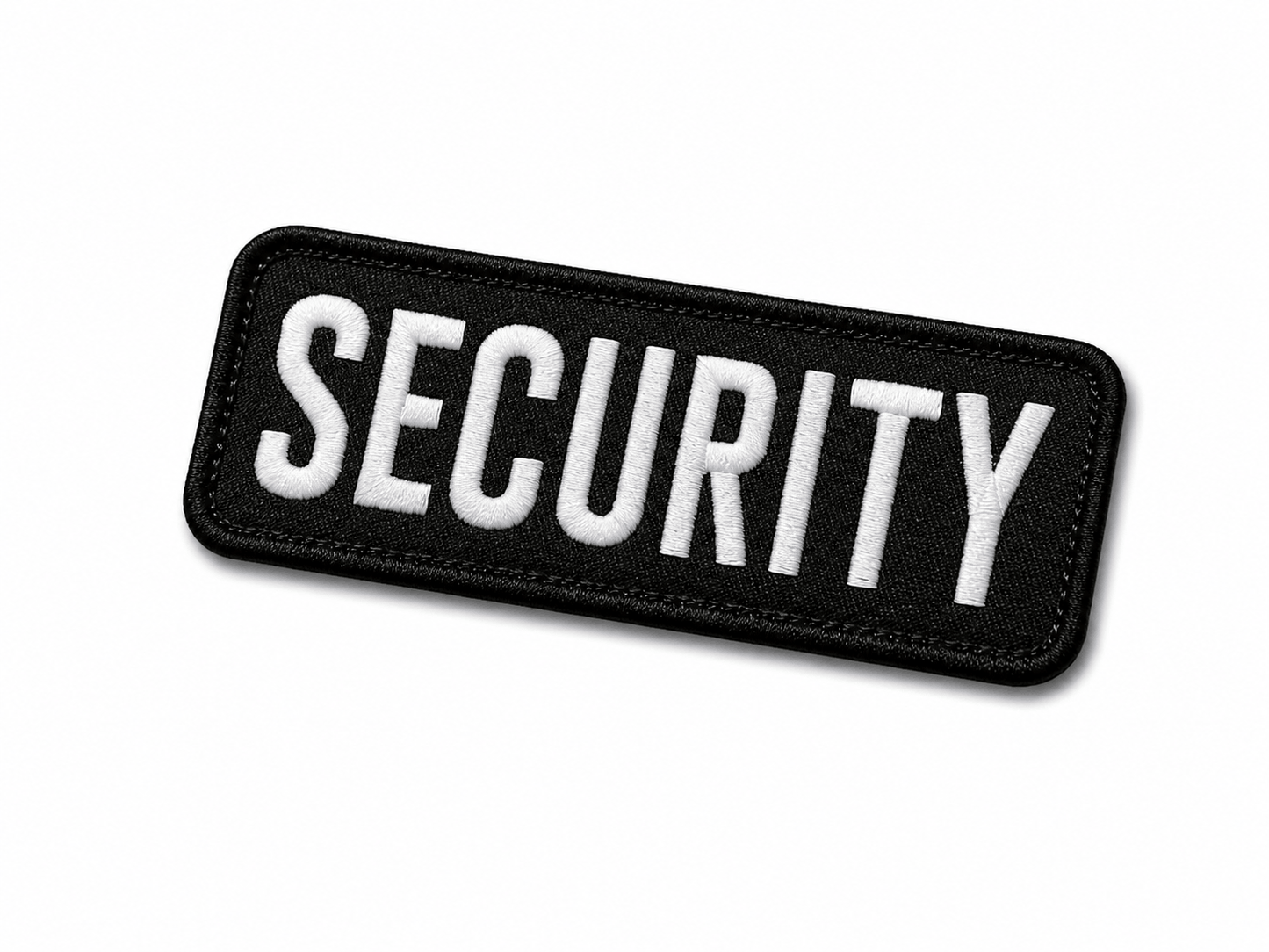 Aufnäher SECURITY 25x9 cm mit Klettverschluss-Rückseite