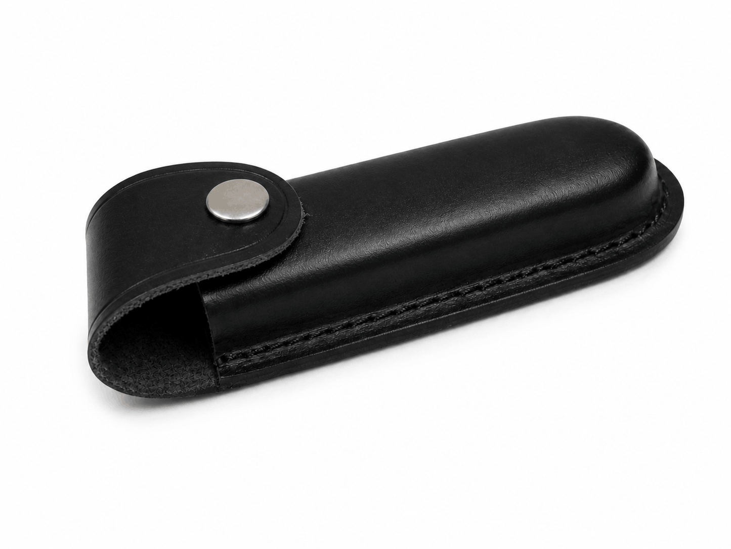 Lederholster, Messerscheide mit Gürtelknopf