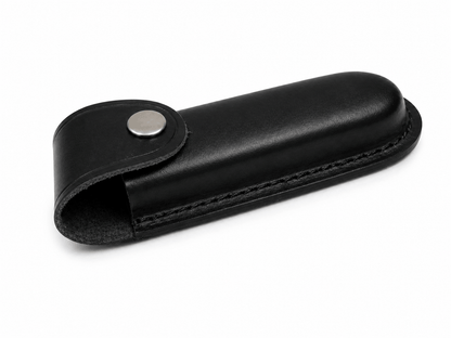 Lederholster, Messerscheide mit Gürtelknopf