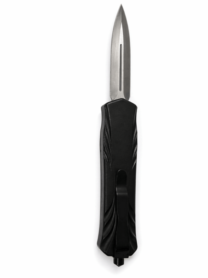 Automatisches Messer Black Airsoft Venom OTF mit ausfahrbarer Klinge