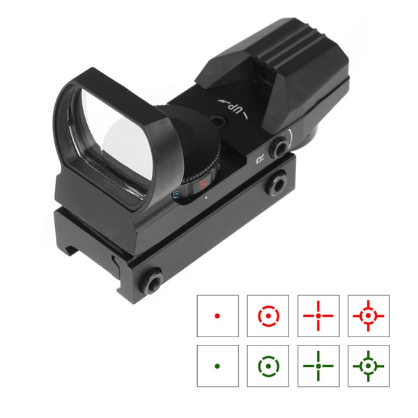 Entfernungsmesser HD-101 mit rotem und grünem Zielpunkt, 4 Modi und einstellbarer Helligkeit