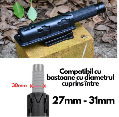 Polymerholster für Teleskopstock BlackAirsoft BASTHO - 360° drehbar