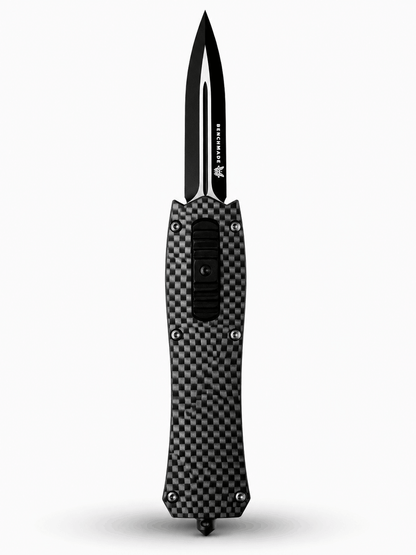 Automatikmesser Black Airsoft Inferno OTF mit ausfahrbarer Klinge