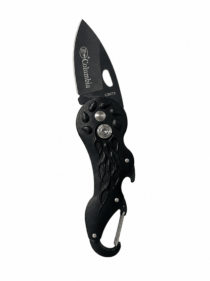 Klappmesser Black Airsoft Columbia Mini - Karabiner