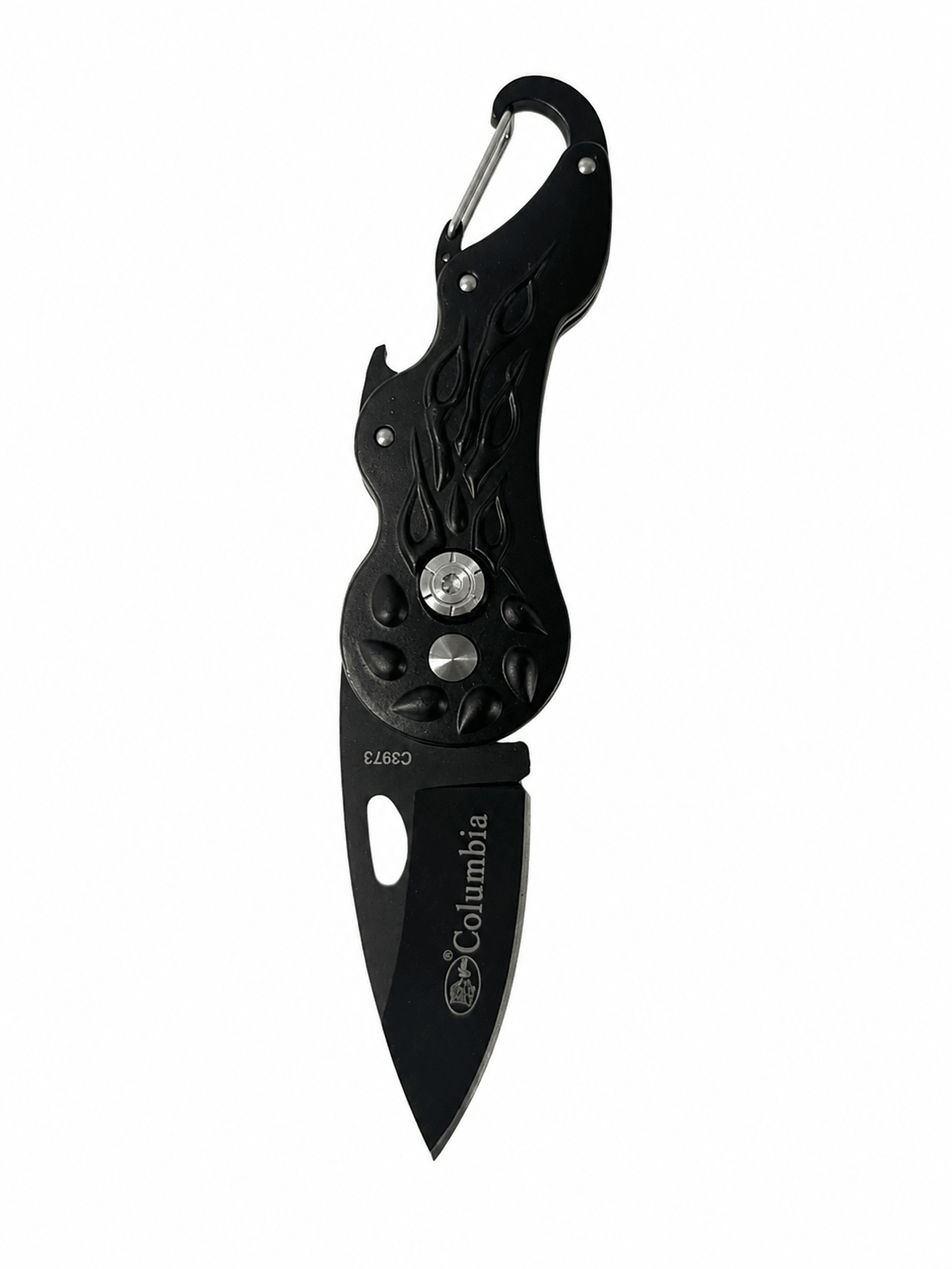 Klappmesser Black Airsoft Columbia Mini - Karabiner
