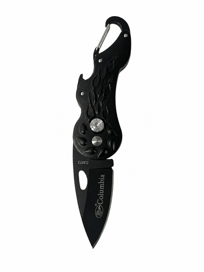 Klappmesser Black Airsoft Columbia Mini - Karabiner
