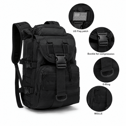 Taktischer Rucksack BlackAirsoft CROSS-X 35L