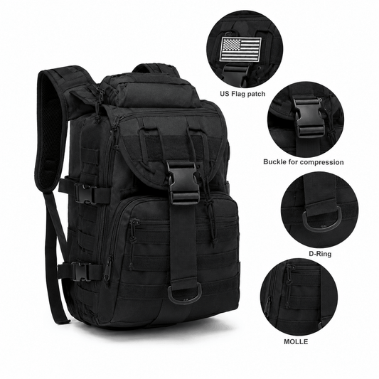 Taktischer Rucksack BlackAirsoft CROSS-X 35L