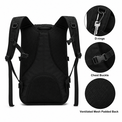 Taktischer Rucksack BlackAirsoft CROSS-X 35L