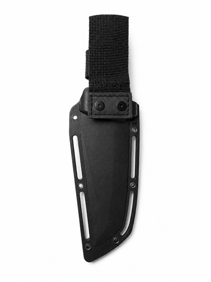 Messer mit Ferrocerium-Feuerstarter und Pfeife BlackAirsoft Survival