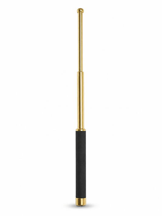 Teleskopstahlstock Black Airsoft GOLDEN 53 cm mit Etui