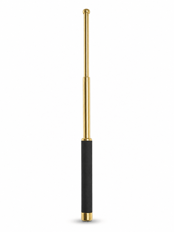 Teleskopstahlstock Black Airsoft GOLDEN 53 cm mit Etui