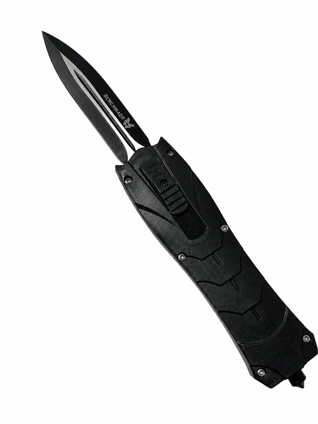 Automatikmesser Black Airsoft Inferno OTF mit ausfahrbarer Klinge