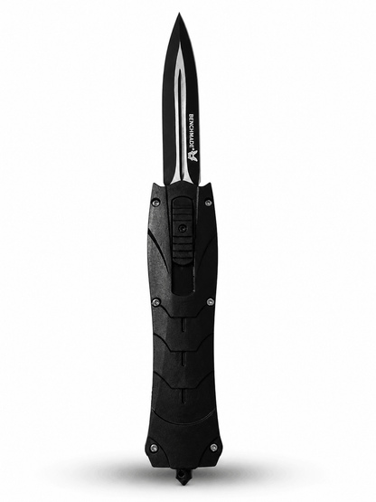 Automatikmesser Black Airsoft Inferno OTF mit ausfahrbarer Klinge