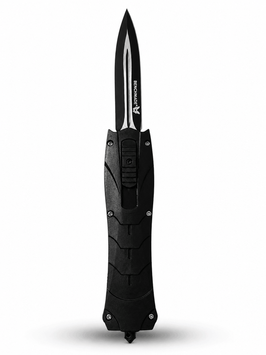 Automatikmesser Black Airsoft Inferno OTF mit ausfahrbarer Klinge