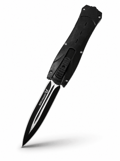 Automatikmesser Black Airsoft Inferno OTF mit ausfahrbarer Klinge