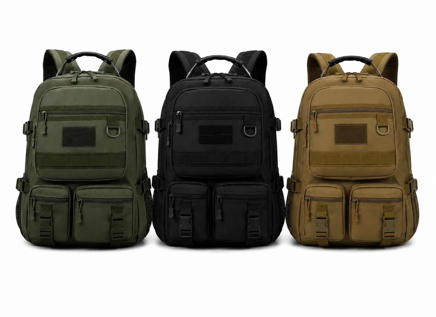 Taktischer Rucksack Black Airsoft Tactical Backpack 35L 600D