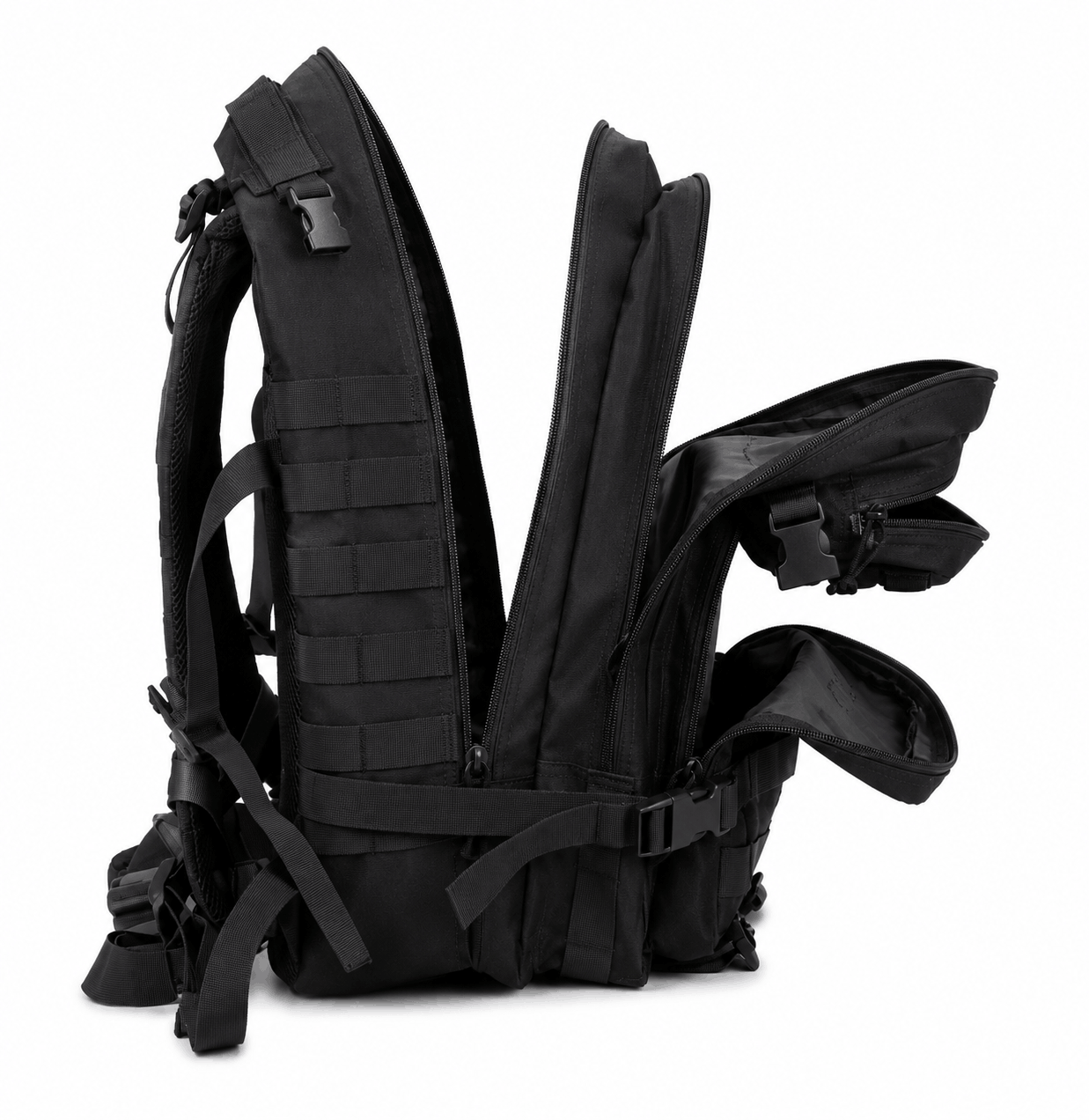 Taktischer Rucksack Black Airsoft Tactical Backpack 35L 600D