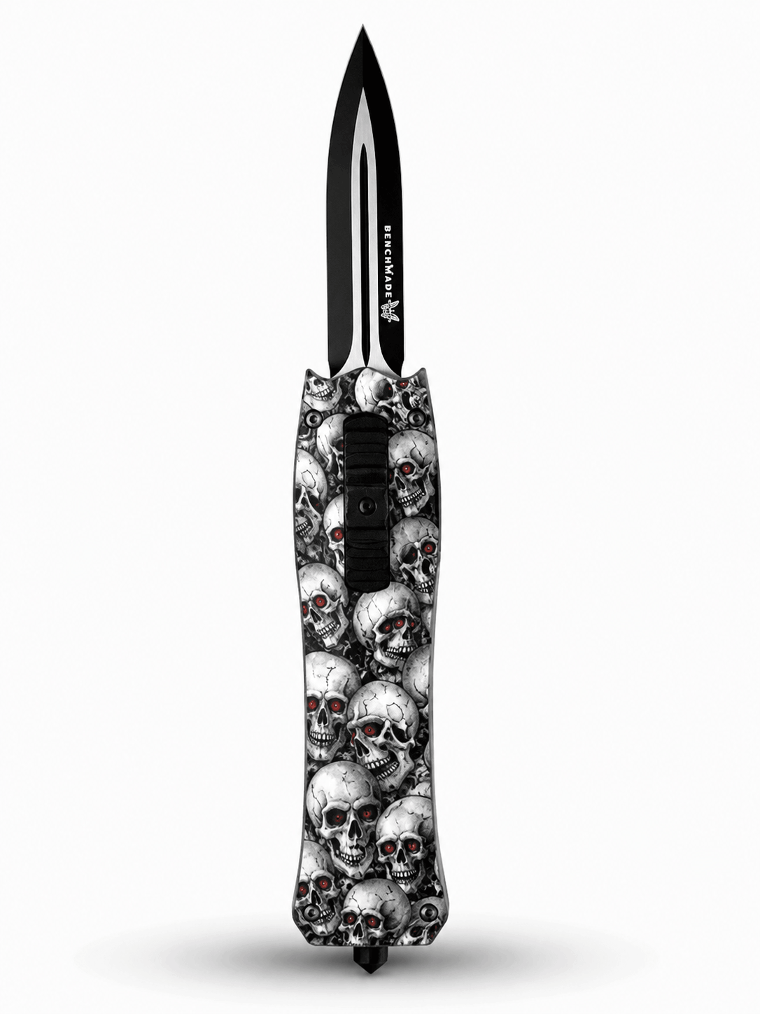 Automatikmesser Black Airsoft Inferno OTF mit ausfahrbarer Klinge