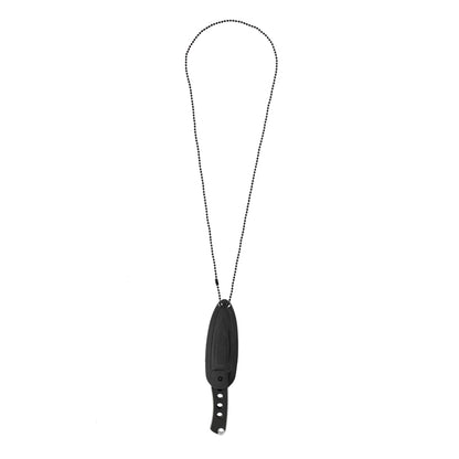 Taktisches Messer WOLF Black Airsoft für den Hals mit Scheide