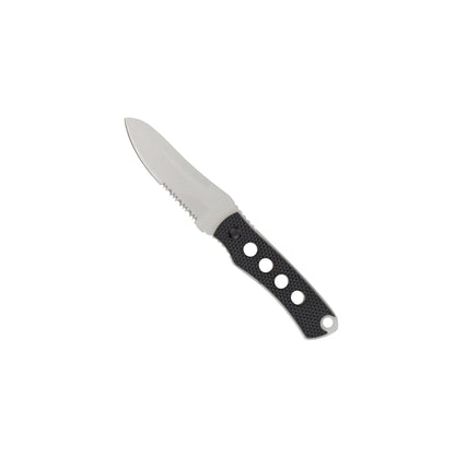 Taktisches Messer WOLF Black Airsoft für den Hals mit Scheide