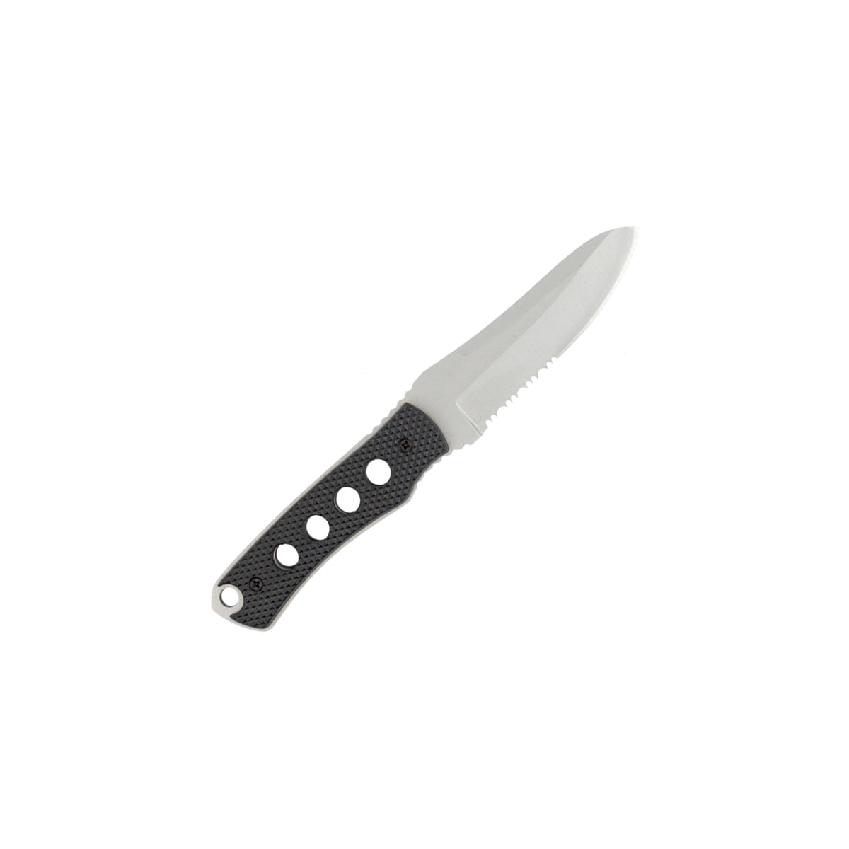 Taktisches Messer WOLF Black Airsoft für den Hals mit Scheide