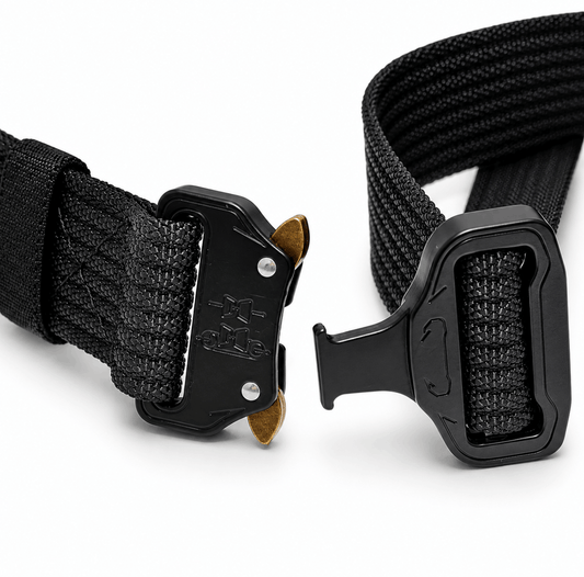Taktischer Gürtel BlackAirsoft Cobra mit Metallschnalle und Schnellverschluss – 125 cm