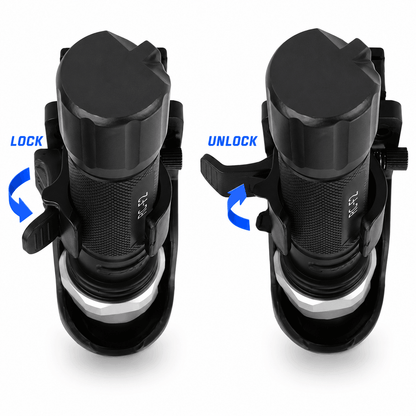 Taktischer Halter für Taschenlampe BlackAirsoft FLASHGRIP 22–30 mm
