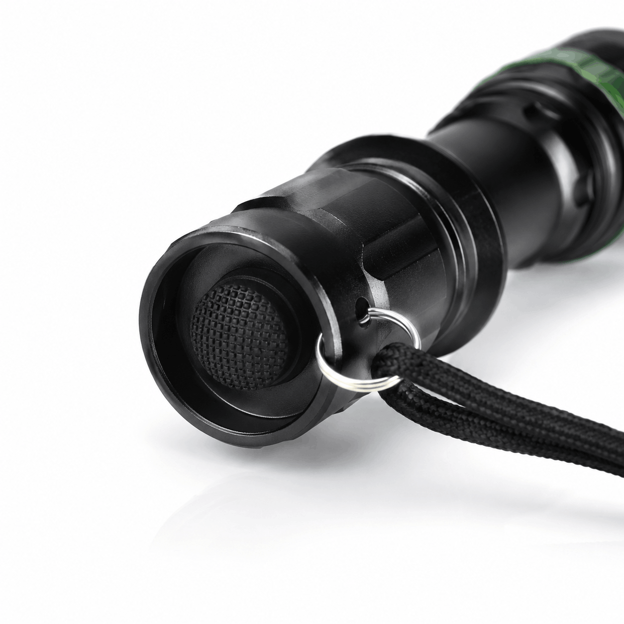 Taktische LED-Taschenlampe BlackAirsoft GREENFORGE mit Zoom, Li-Ion Akku