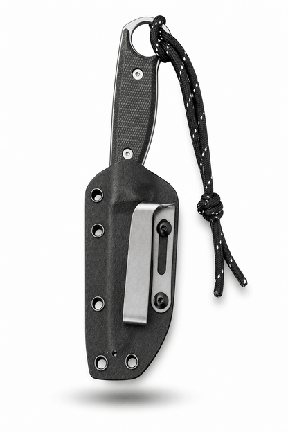 Kompaktes taktisches Messer BlackAirsoft HUNTER MINI D2 mit KYDEX-Scheide und G10 Griff