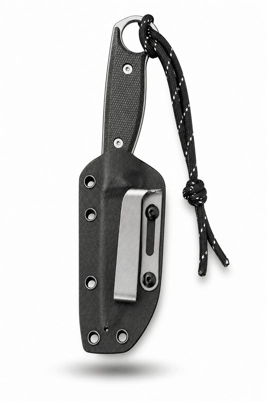 Kompaktes taktisches Messer BlackAirsoft HUNTER MINI D2 mit KYDEX-Scheide und G10 Griff