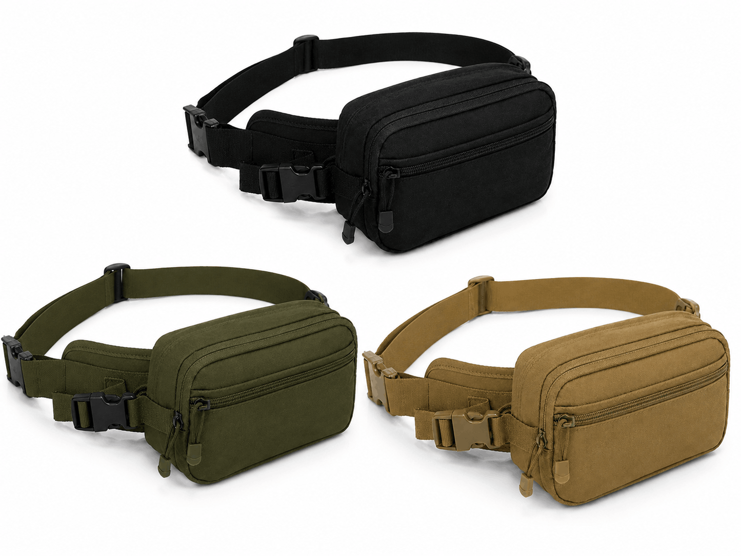 Taktische Gürteltasche BlackAirsoft Surprise mit Fach für verdecktes Tragen einer Pistole (CCW)