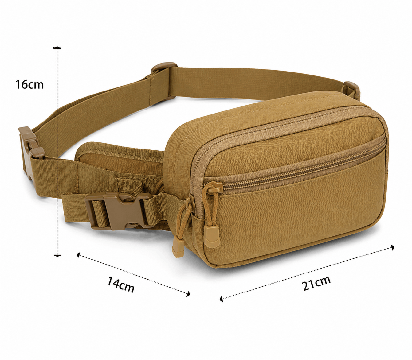 Taktische Gürteltasche BlackAirsoft Surprise mit Fach für verdecktes Tragen einer Pistole (CCW)