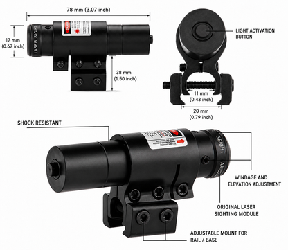 Laserzielgerät TargetBeam Red Dot Laser Sight