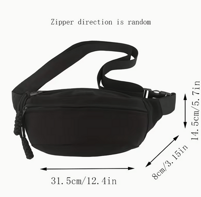 Gürteltasche mit diskretem Reißverschluss EDC – minimalistische Everyday-Carry-Tasche