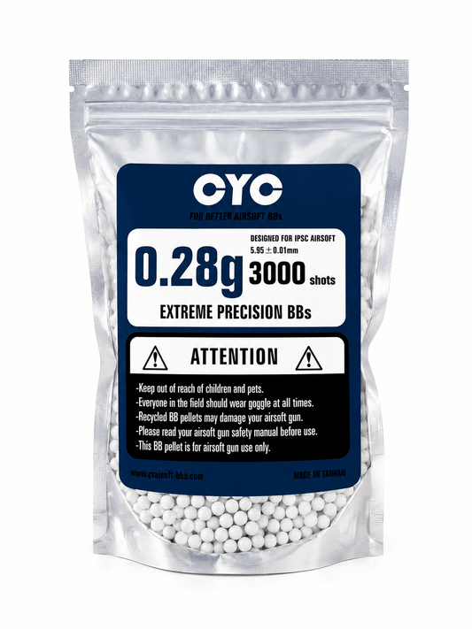 Airsoft-Kugeln CYC 0,28g Precision BBs 3000 Stück