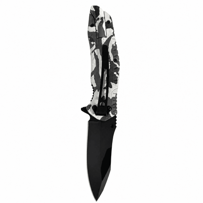 Сгъваем нож WILD CAMO с ферородна запалка – 21 см