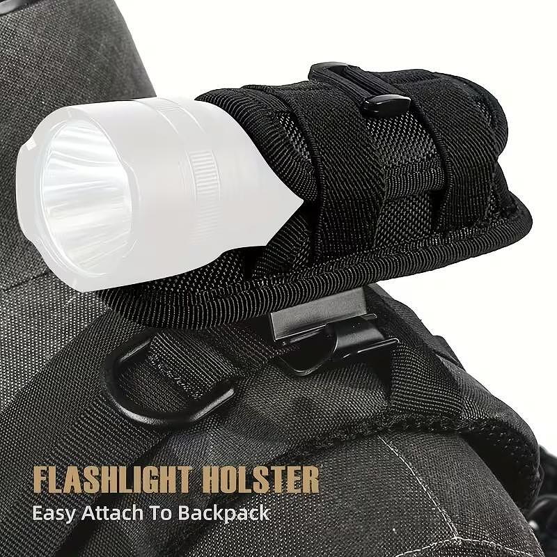 Taktischer Holster für Taschenlampe, 360 Grad drehbar