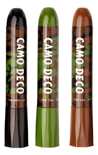 Camouflage-Gesichtscreme – 3 Sticks für taktische Tarnung