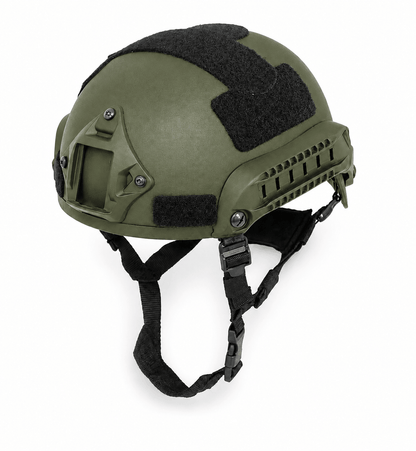 Airsoft-Helm MICH High-Cut mit NVG-Halterung und Schienen