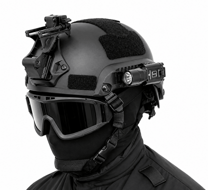 Airsoft-Helm MICH High-Cut mit NVG-Halterung und Schienen