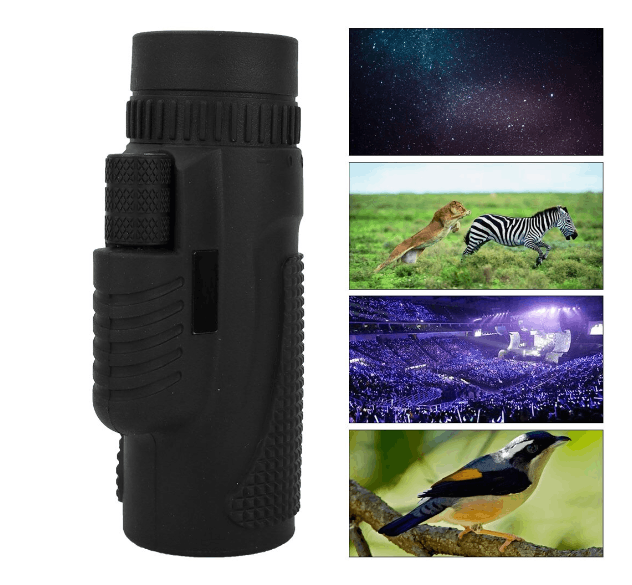 Kompaktes Monokular 8x42 für Wandern und Beobachtung