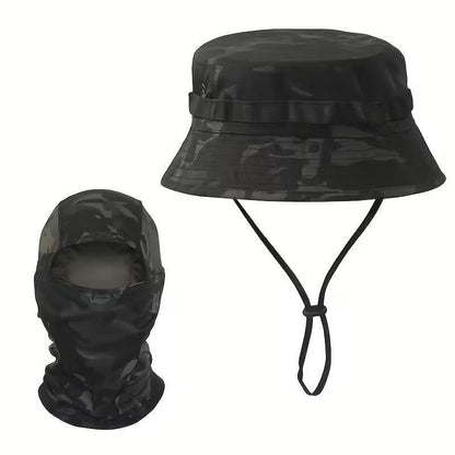 Set aus taktischer Mütze mit Balaklava